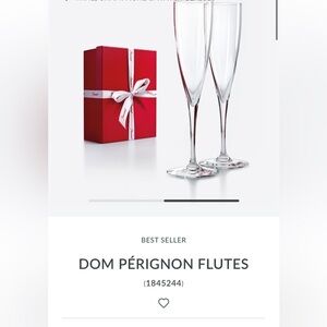 Baccarat Don Pérignon Toasting Flutes